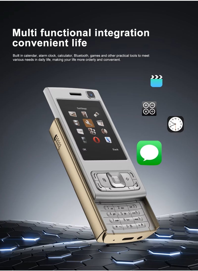 Hope - Hope N95Pro Dual SIM Mobile Phone, 2.0 Inch Screen, 1000mAh Battery, 2G Network Support, MP4/MP3 Player, Bluetooth, Radio, Social Networking - Image 1