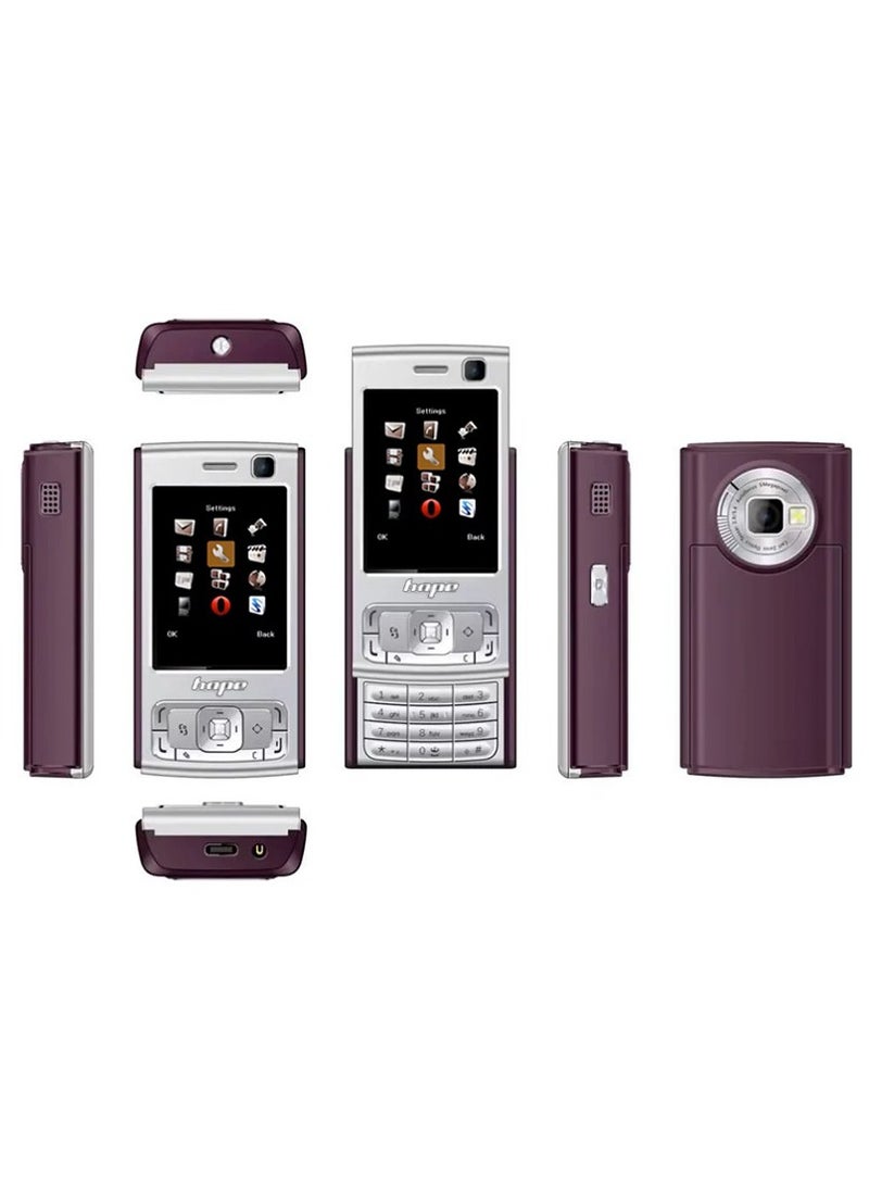 Hope - Hope N95Pro Dual SIM Mobile Phone, 2.0 Inch Screen, 1000mAh Battery, 2G Network Support, MP4/MP3 Player, Bluetooth, Radio, Social Networking - Image 1