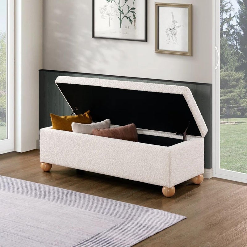 Comfynest مقعد تخزين مبطن - Image 2