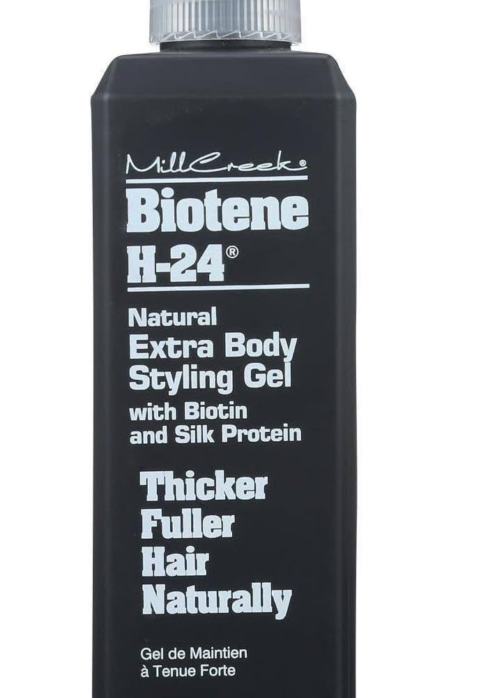 Mill Creek Biotene H-24 Natural Extra Body Styling Gel with Biotin and Silk Protein, 8.5 Fl. Oz. (250 ml) - Image 1
