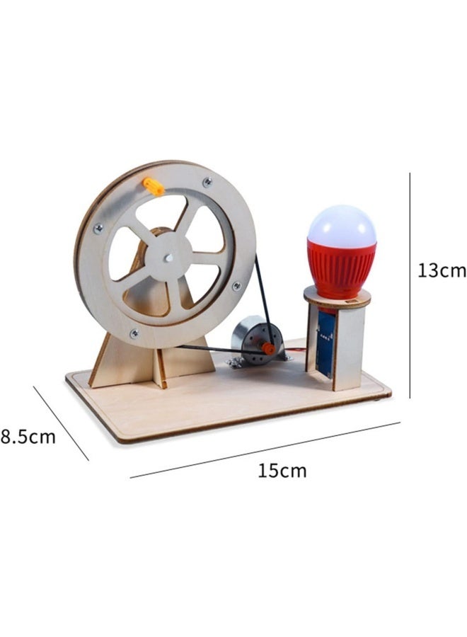 Motor circuit kit, children's science experiment educational learning kit, DIY engineering project wooden coloring (paint not included). - Image 5