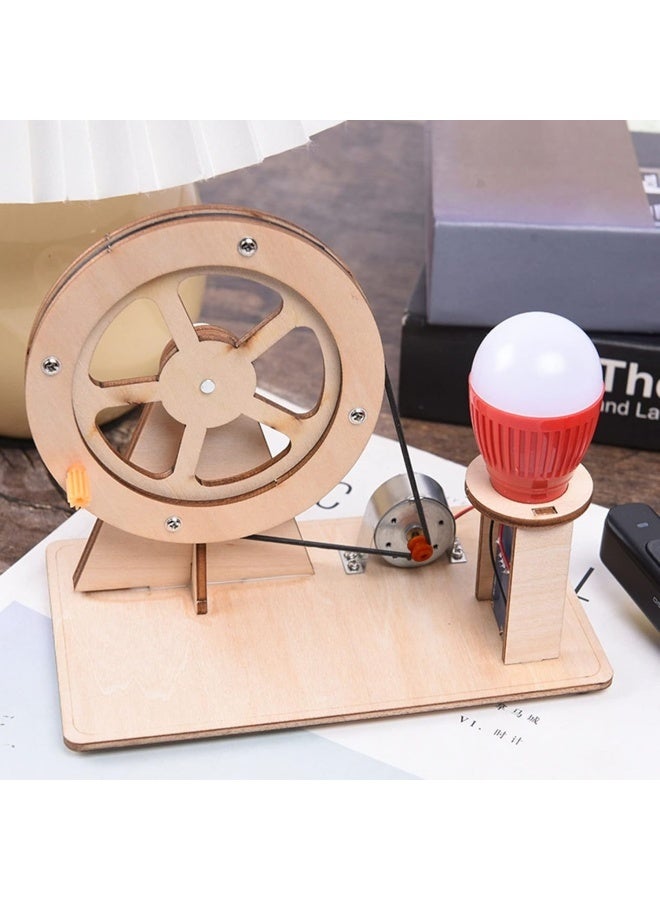 Motor circuit kit, children's science experiment educational learning kit, DIY engineering project wooden coloring (paint not included). - Image 3