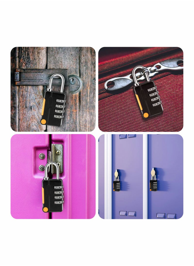Generic - Combination Padlocks, Luggage Lock Suitcase Locks, 2 Pack Small Waterproof Padlocks, 4 Digit Code Security Locks for School Gym Locker, Gate, Shed, Tool Boxes, Fences - Image 1