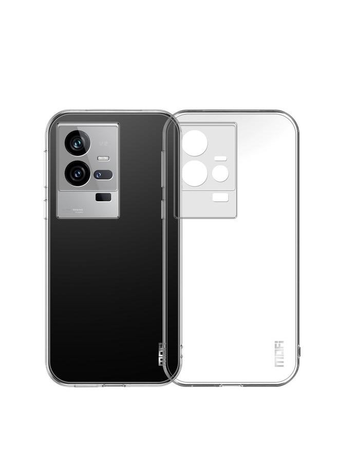 Green Tiger - For vivo iQOO 11 Pro MOFI Ming Series Ultra-thin TPU Phone Case(Transparent) - Image 1