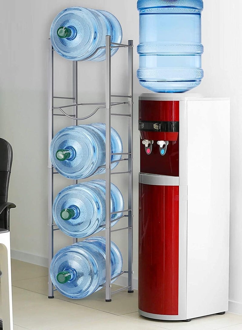 GoldenLike Water Bottle Rack,5 Tier Water Bottle Stand 5 Gallon Water Bottle Holder Water Bottle Storage Rack for Office Home and Kitchen - Image 3