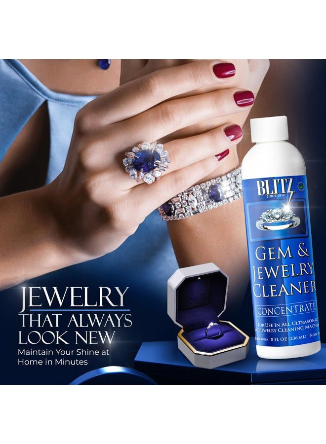 Blitz Gem & Jewelry Cleaner Concentrate (8 Oz) (1-Pack), 8 Fl Oz (Pack of 1) - Image 5