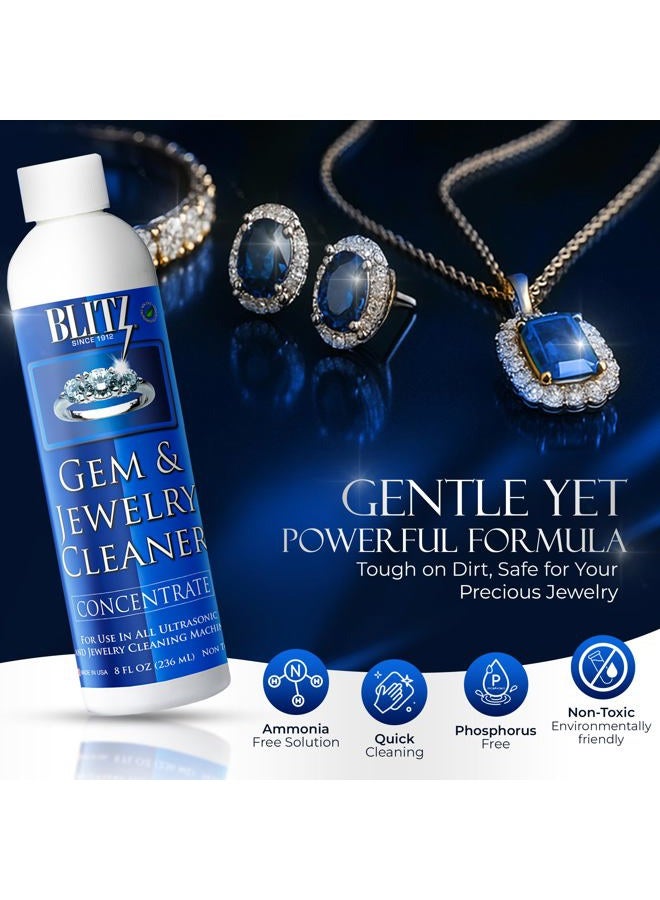 Blitz Gem & Jewelry Cleaner Concentrate (8 Oz) (1-Pack), 8 Fl Oz (Pack of 1) - Image 2