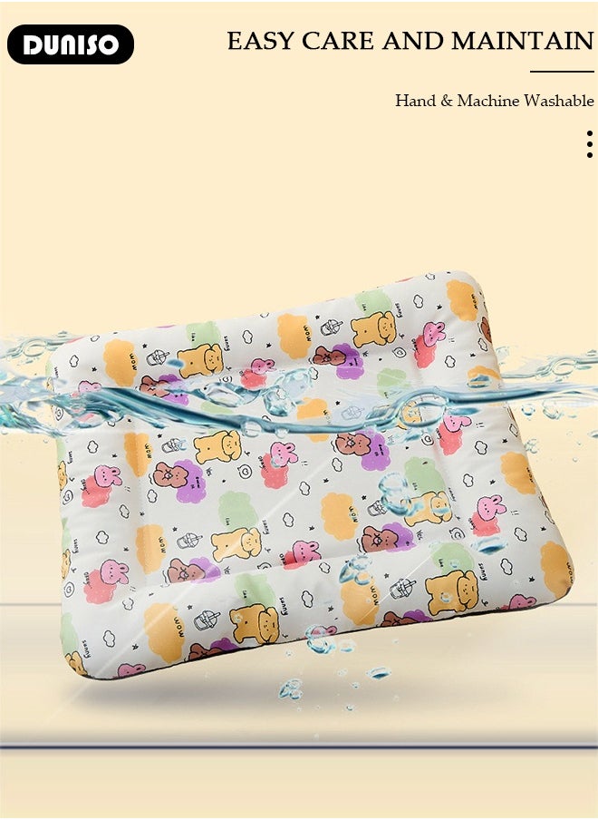 DUNISO Cooling Pet Beds Mats, Pet Cot, Puppy Beds Lounger with Removable Washable Cover and Non-Slip Bottom, Puppy Sleeping Mattress with Heavy Fillers Pad Cushion, Kennel Cot for Small, Medium and Big Dogs  - Image 5