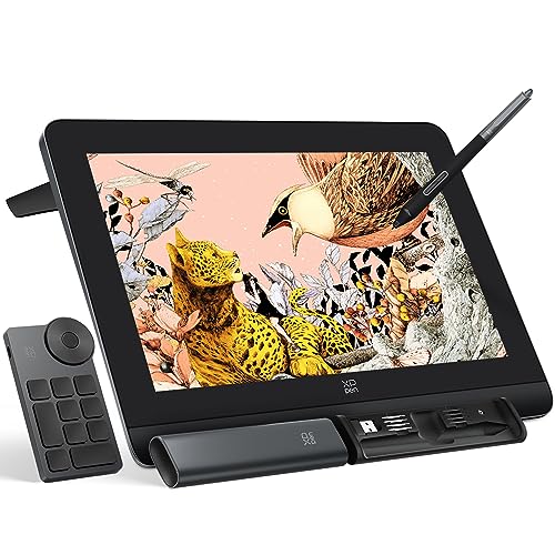 XP-PEN تابلت الرسم XPPen Artist Pro 16 Gen2 25K بحجم 16 بوصة بدقة QHD مع شاشة مضادة للتوهج كاملة التغطية 16384 مستوى ضغط قلم X3 Pro بدون بطارية 159 sRGB مع لوحة مفاتيح صغيرة - Image 1