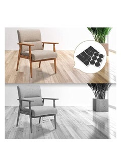 KASTWAVE Furniture Pads, KASTWAVE 48 Pack Rubber Non Slip Furniture Feet Pads, Rubber Stickers Self-Adhesive Furniture Felt Pads for Chair Legs, Tiled, Carpet, Laminate, Hardwood Floor Protectors  - Image 3