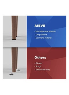 KASTWAVE Furniture Pads, KASTWAVE 48 Pack Rubber Non Slip Furniture Feet Pads, Rubber Stickers Self-Adhesive Furniture Felt Pads for Chair Legs, Tiled, Carpet, Laminate, Hardwood Floor Protectors  - Image 5