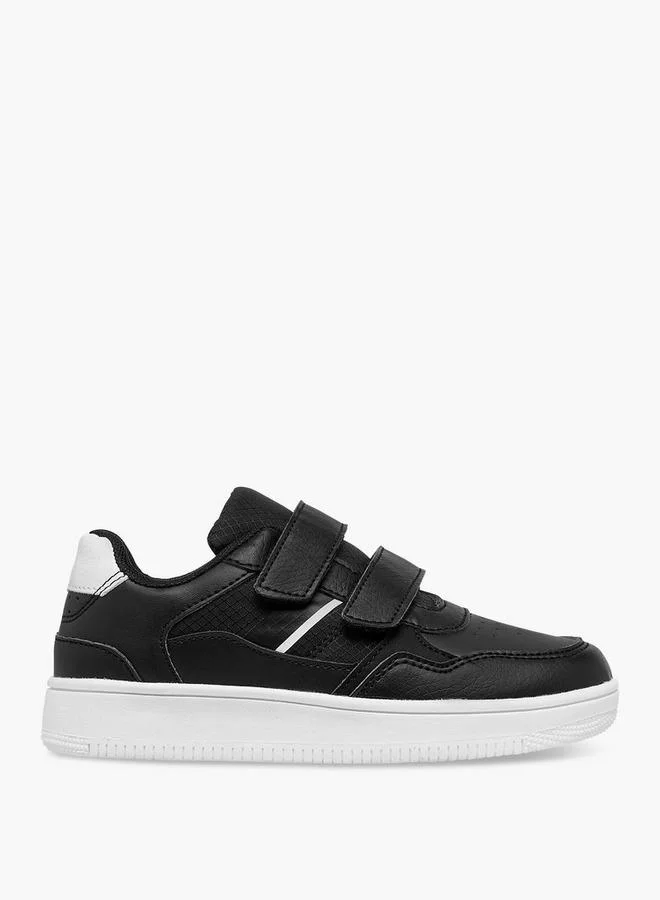 LBL by Shoexpress BLACK Panelled Sneakers With Hook And Loop Closure for Men | Best Price UAE
