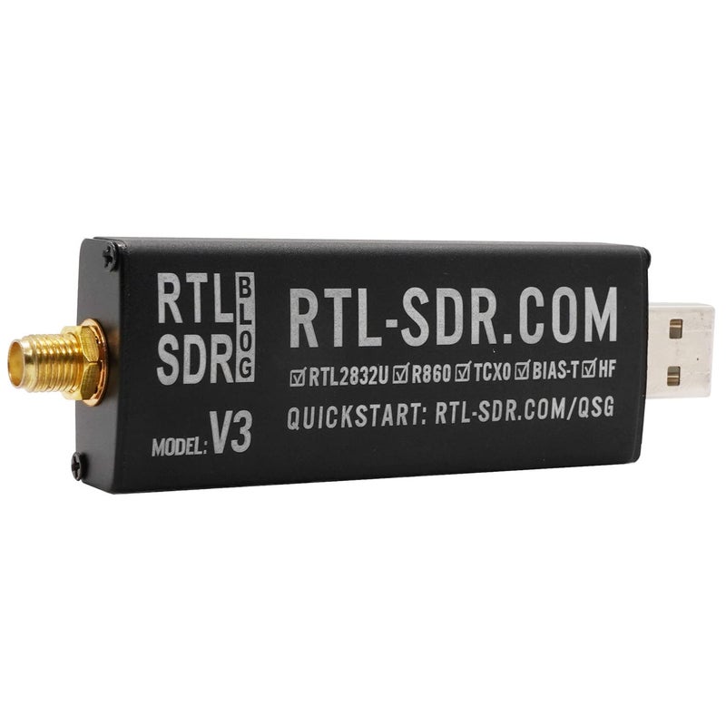 RTL-SDR Blog V3 R860 RTL2832U 1PPM TCXO HF Bias Tee SMA Software Defined Radio with Dipole Antenna Kit - Image 2