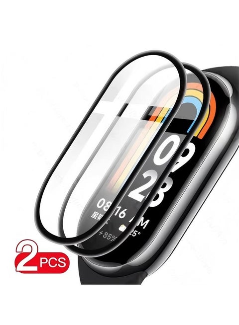2 Pcs 3D Protection Film for Xiaomi Smart Band 10,Ultra-HD Full Coverage Screen Protector Film