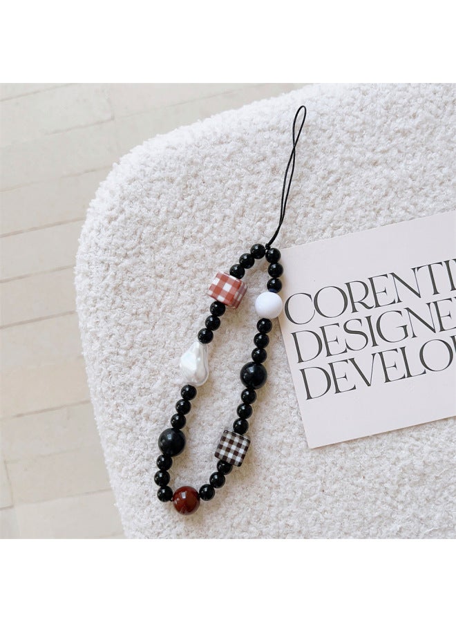 Accessories For Apple Samsung Phone Case Wrist Lanyard Cartoon Pendant Pendant Beads Spoon Rope Japanese-Korean Style-Specifications Support Image Upload:Hq Bead Chain Short Rope No. 3