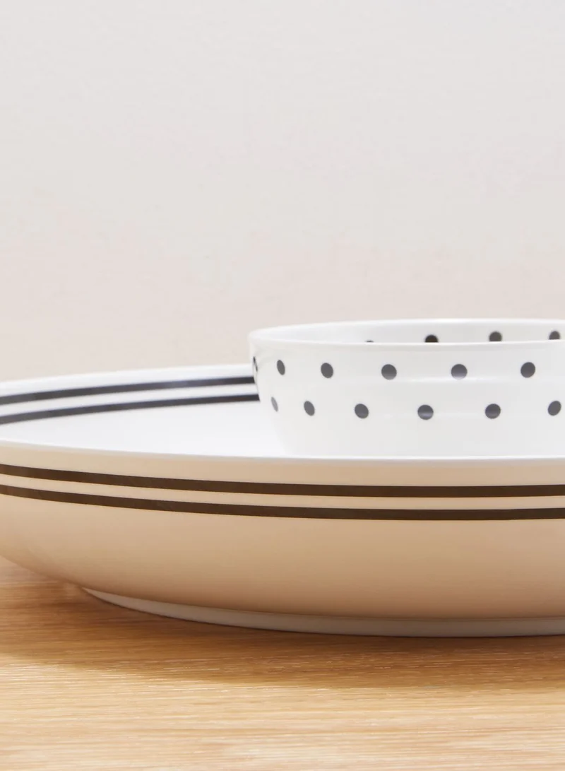 Kate Spade Raise A Glass Chip And Dip Bowl