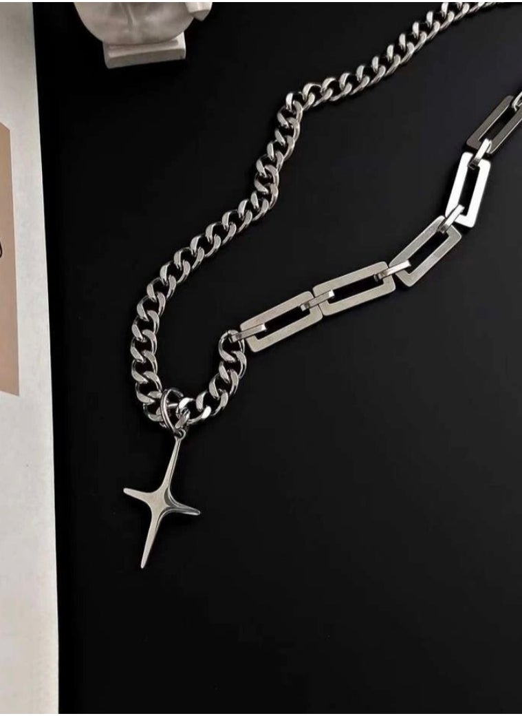 JewelryLand Elegant Stainless Steel Necklace For Men  - Image 2