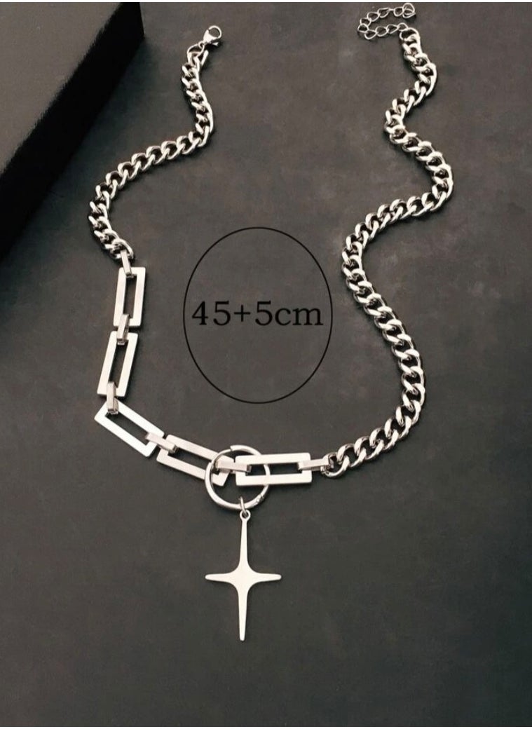 JewelryLand Elegant Stainless Steel Necklace For Men  - Image 3