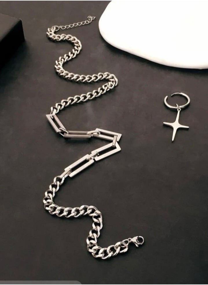 JewelryLand Elegant Stainless Steel Necklace For Men  - Image 4