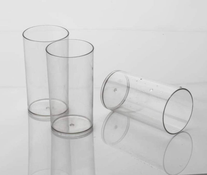 Entisia Unbreakable Transparent Plastic Glasses ScratchResistant Reusable Drinking Fiber Glasses for Home Parties and Outdoor Use Serving for Juice Water Soft Drink Glass Set300ml 6 pcs - Image 5