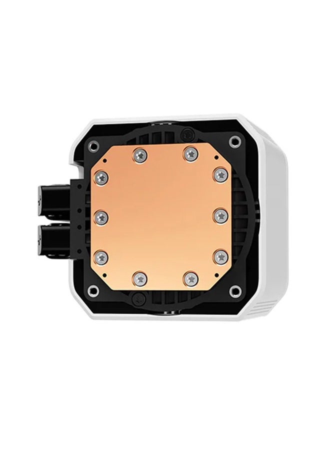 DEEPCOOL Mystique 360 ARGB Liquid CPU Cooler, 2.83" TFT LCD Display, 360mm Radiator, 120mm Fan Size, 2400 RPM Fan Speed, 72.04 CFM Airflow, Hydro Bearing Type, R-LX360-WHDSNMCP-G-1  - Image 2