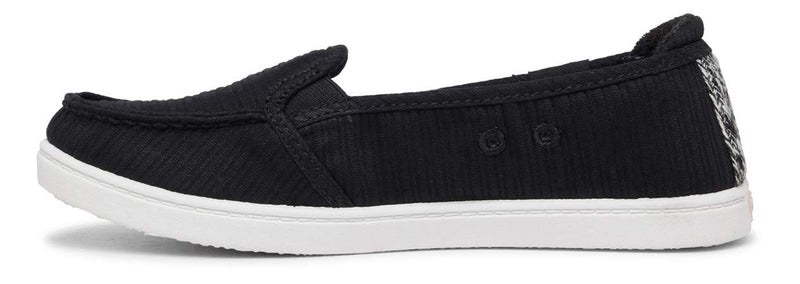 Roxy womens Minnow Slip on Shoe Sneaker, New Black, 9 US - Image 5