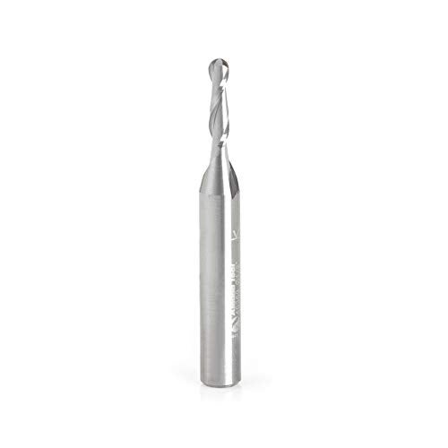 Amana Tool 46369 Solid Carbide UpCut Ball Nose Spiral 18 Dia x 12 x 14 Shank RO