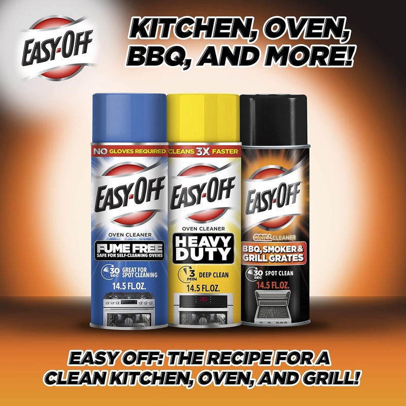 Easy Off 6233887981 14.5 oz Aerosol Can Easy-Off BBQ Grill Cleaner - Image 5