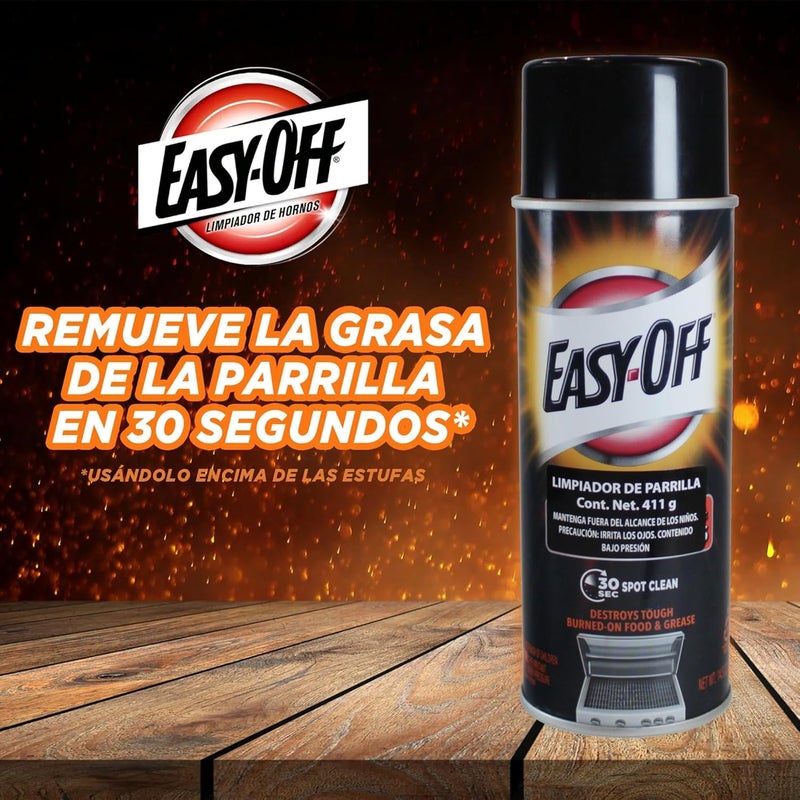Easy Off 6233887981 14.5 oz Aerosol Can Easy-Off BBQ Grill Cleaner - Image 1