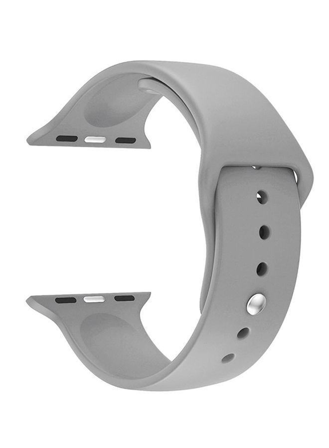 Silicone Replacement Band For Apple Watch Series 5/6/7 42/44/45mm