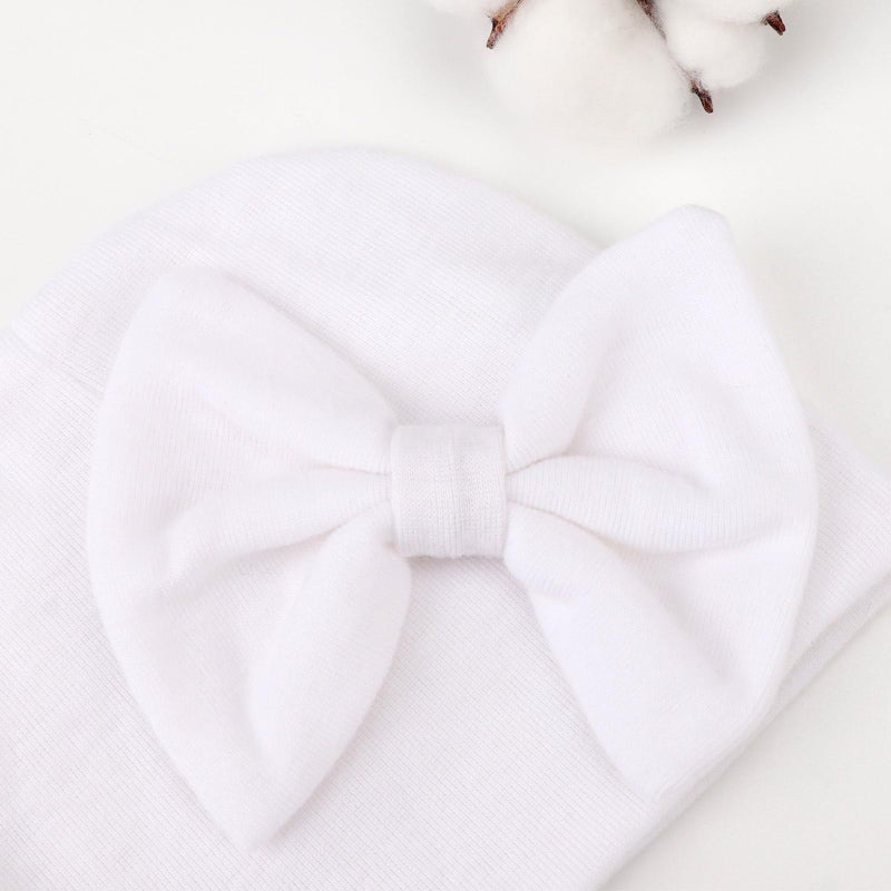 DRESHOW BQUBO 3 Pack Baby Swaddle Sleep Sacks Baby Swaddling Blanket Wrap Newborn Swaddle Sack with Big Bow Hat for Boys Girls 6-12 Lbs Newborns & 0-3 Months Girls Boys - Image 5