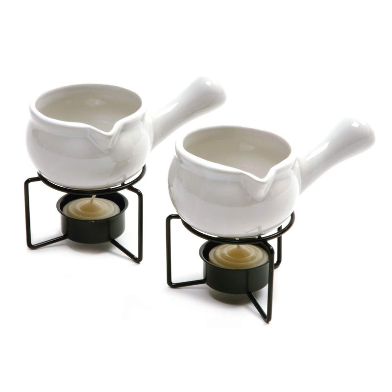 Norpro 210 Ceramic Butter Warmers Set of 2 13 cup3 oz White - Image 3