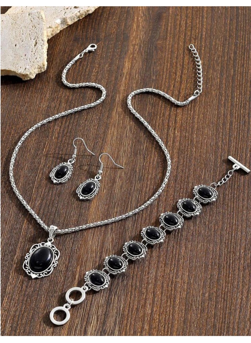 إيكوال طقم اكسسوارات نسائي تراثي أنيق وعالي الجودة - Image 2