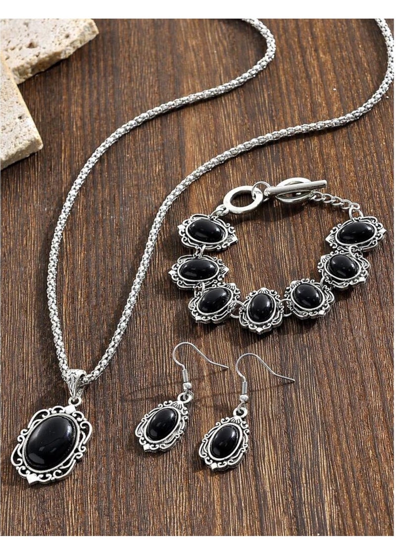 إيكوال طقم اكسسوارات نسائي تراثي أنيق وعالي الجودة - Image 3