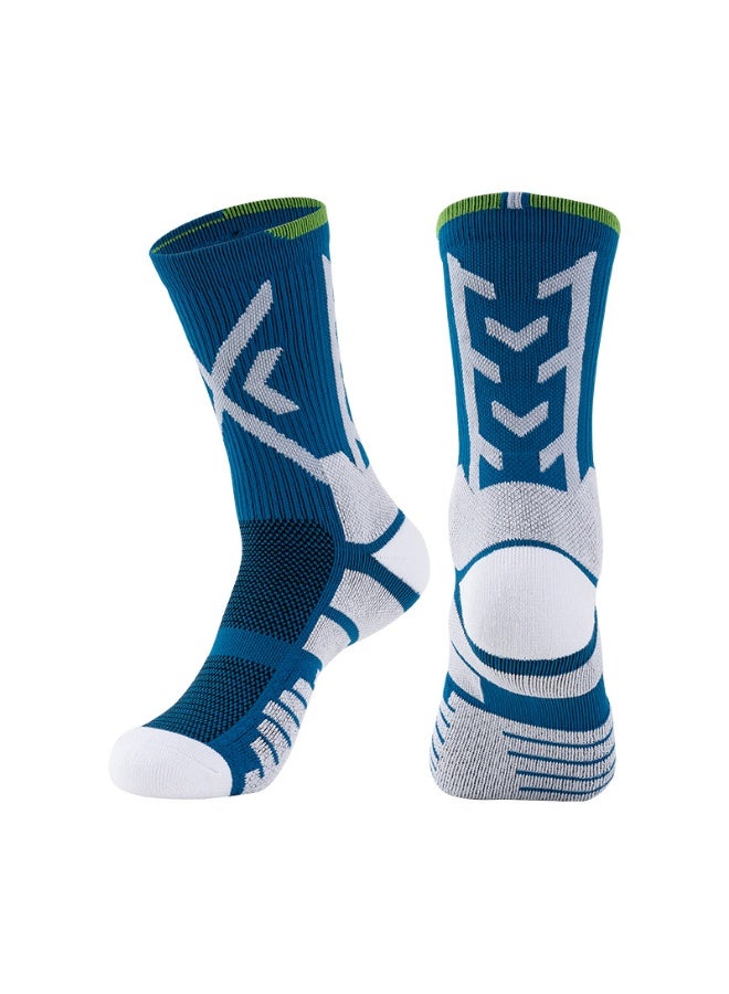 KUYING Fashion Anti Slip Breathable Sports Socks Six Piece Set 