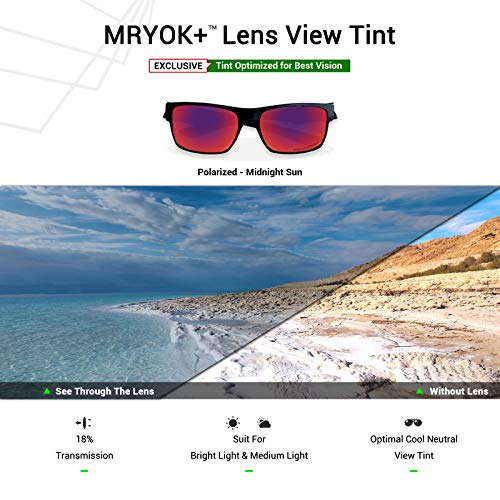Mryok+ Polarized Replacement Lenses for Oakley Mainlink OO9264-57mm - Midnight Sun - Image 5