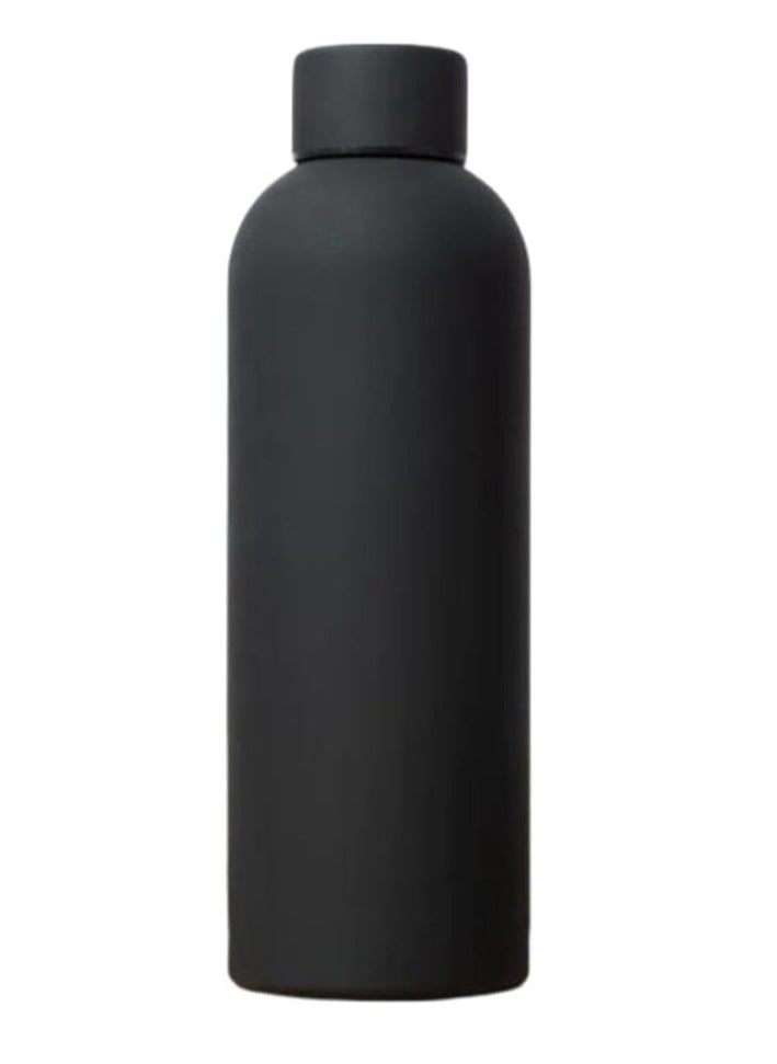 Spaceshoop Vacuum Insulated Water Bottle, Matte Stainless Steel, Hot & Cold Travel Flask 500ml (Multicolor) 