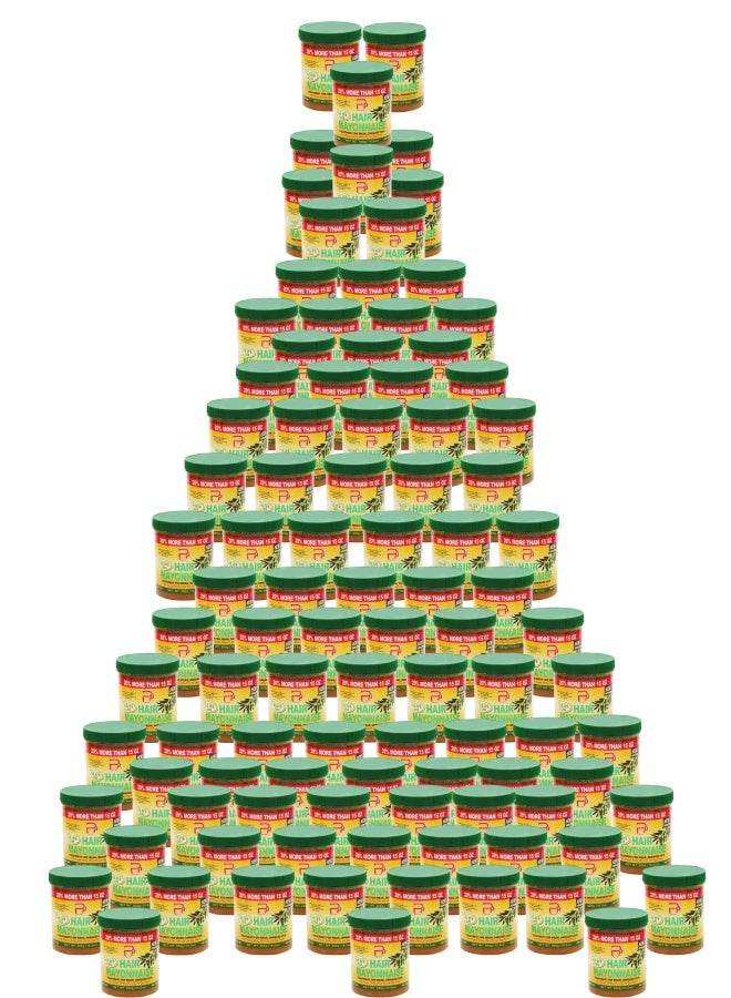 PYRON 99 Pieces Hair Mayonnaise Treatment for Weak & Damaged Hair with Olive Oil 500grams - Image 1