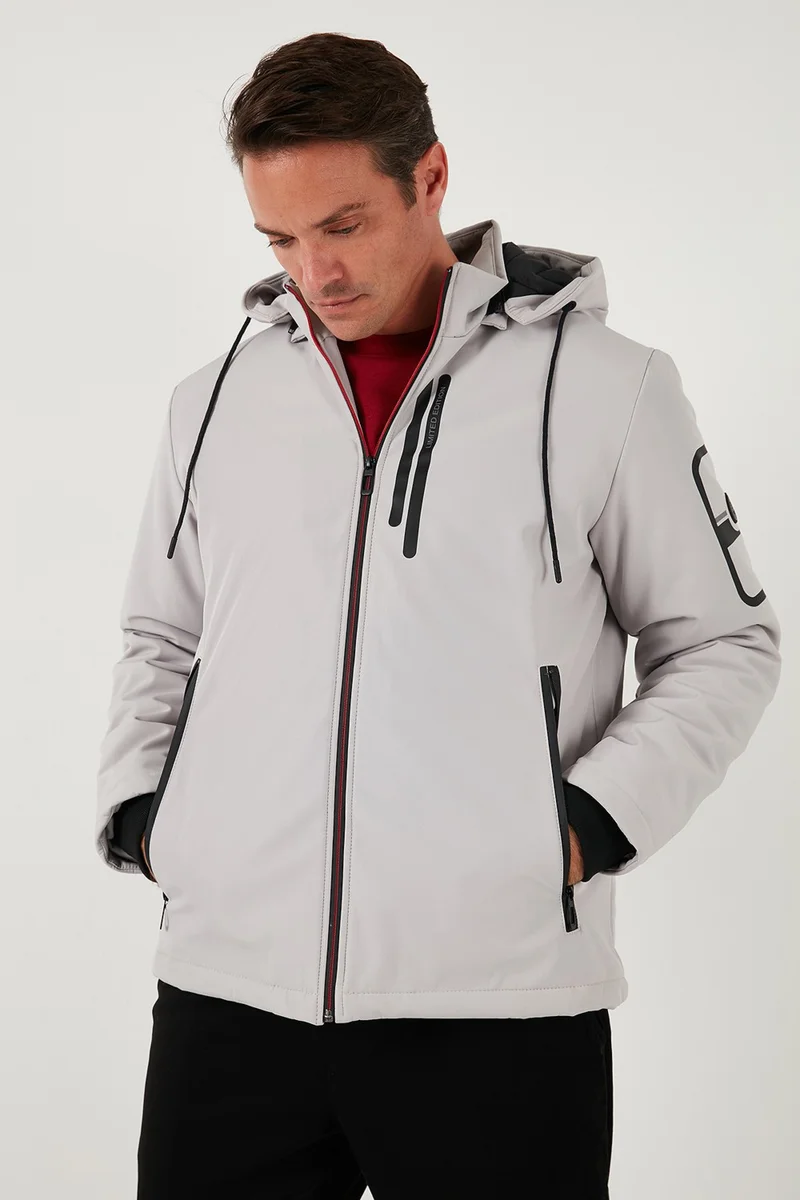 Buratti Regular Fit Detachable Hooded Pocket Jacket Men's Jacket 497ALBERT