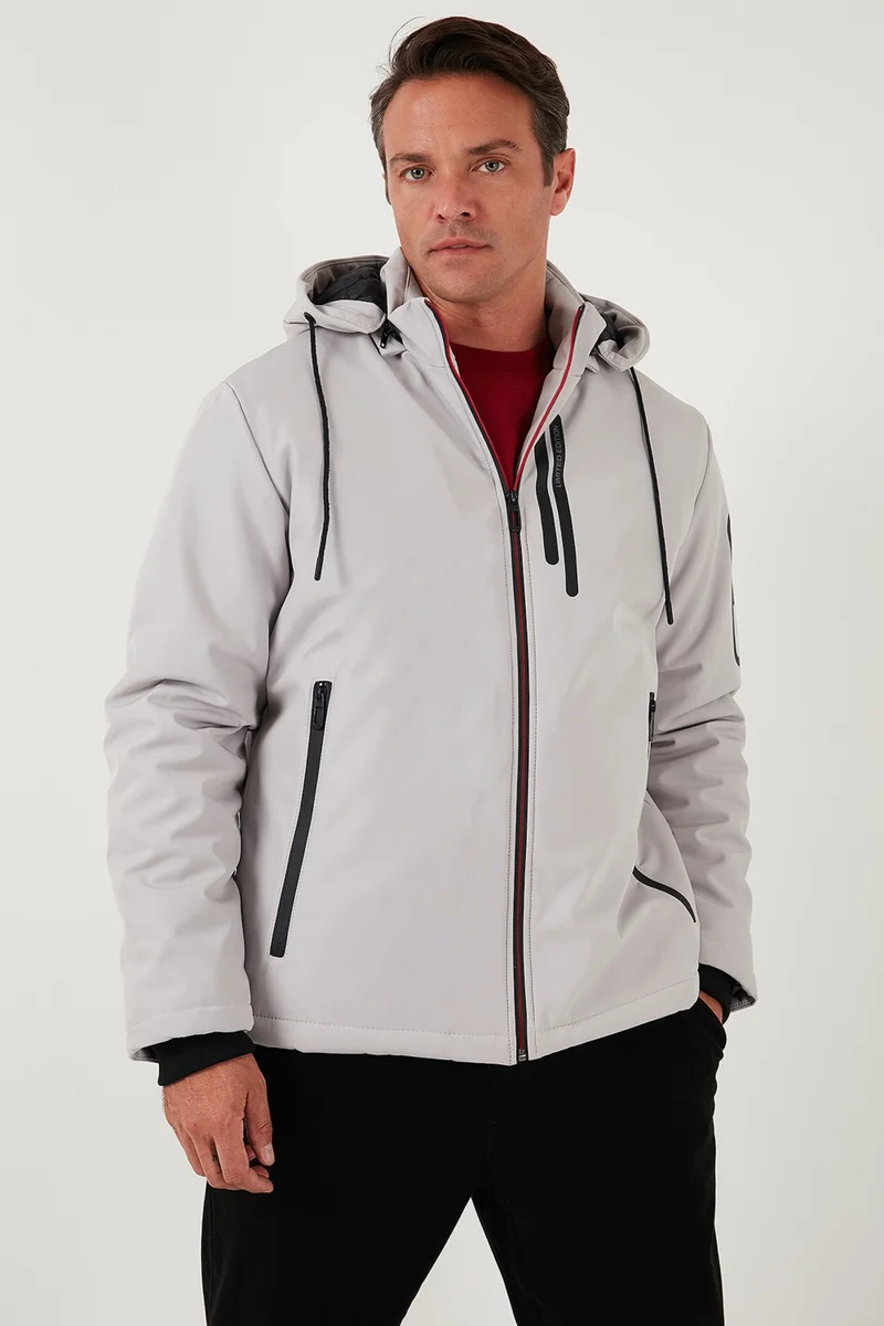 Buratti Regular Fit Detachable Hooded Pocket Jacket Men's Jacket 497ALBERT