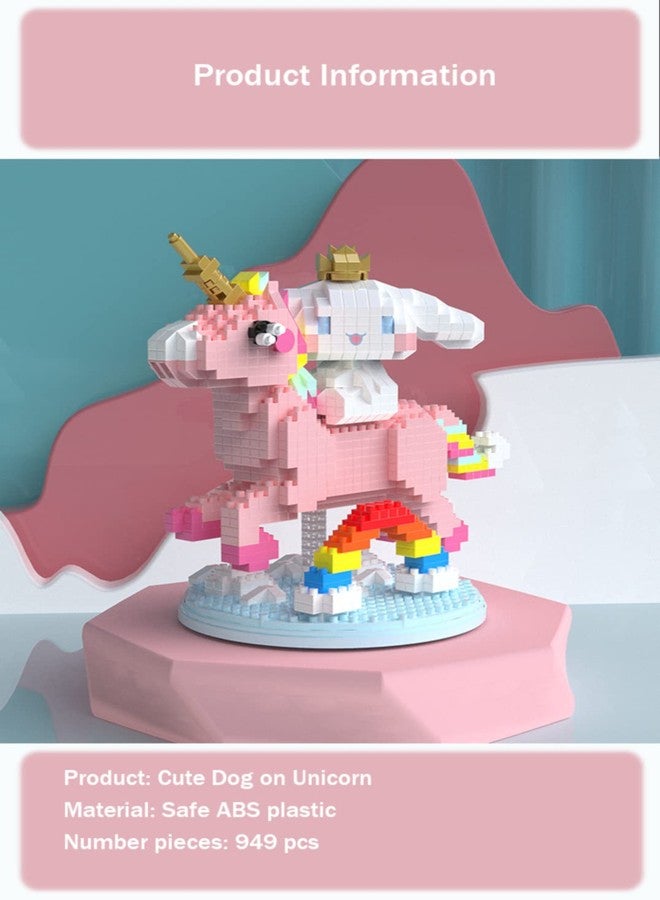 AUHORA Mini Building Blocks, Micro Blocks, White Puppy 6033, 949 Pieces, Best Gifts for 15 Years Old and Up, for Adults - Image 2