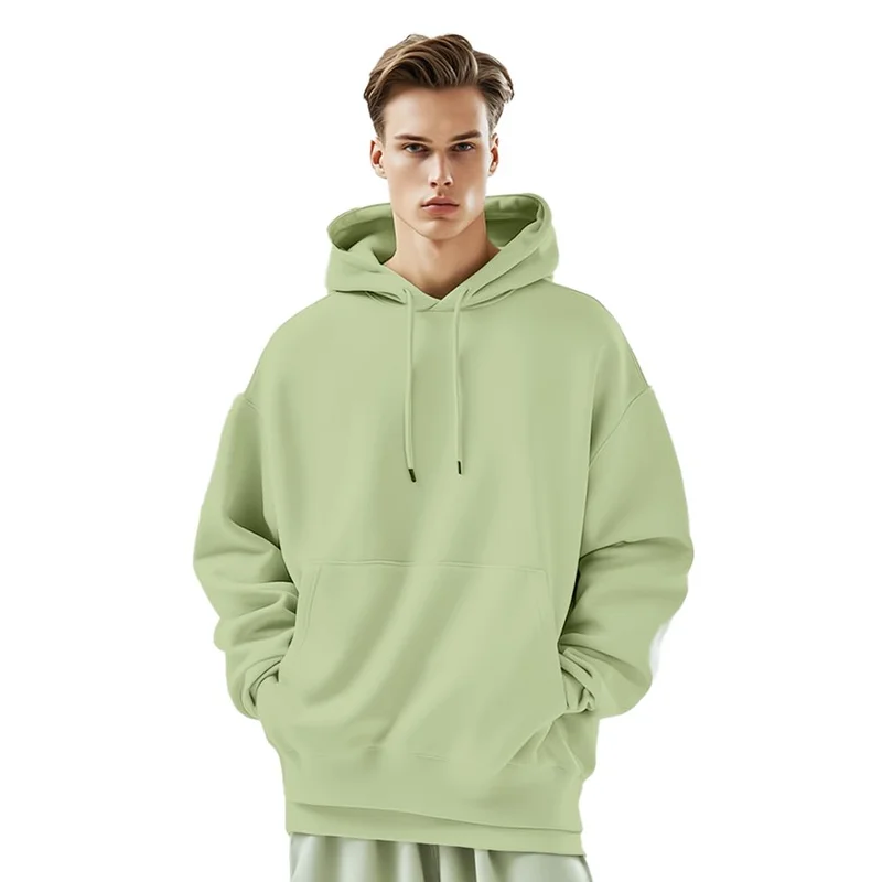 نوبيرو Oversized Hoodies for Men in Light Green