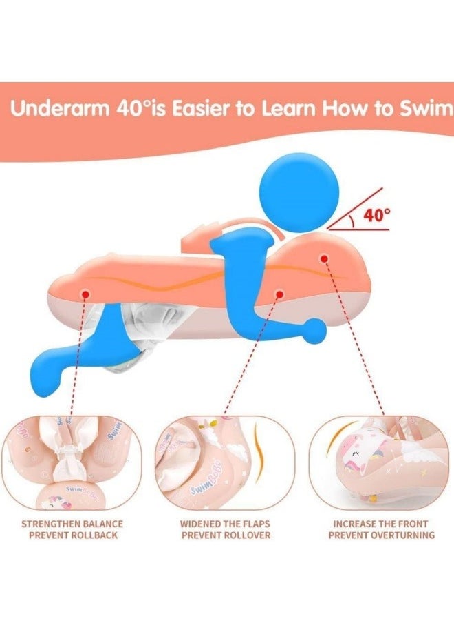 GGEROU Baby Swimming Pool Floats,Baby Pool Float with Canopy,PVC Infant Swim Floats,Child Kids Inflatable Pool Floats,Summer Swim Float,Floating Mattress Seat Swim Ring,Fun Beach Floaties  - Image 3