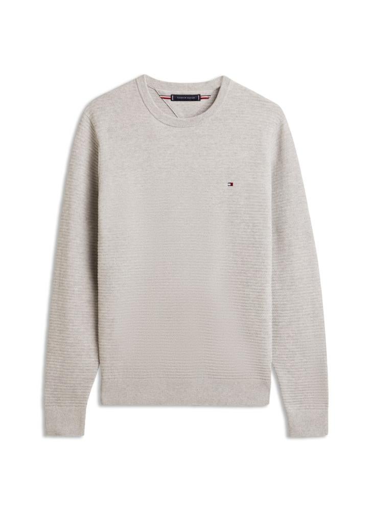 تومي هيلفيغر كنزة بياقة دائرية بتصميم موسمي - Image 5