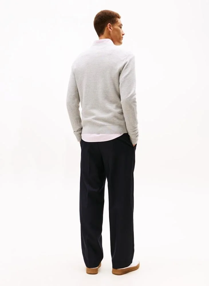 TOMMY HILFIGER Seasonal Structure Crew Neck Sweater