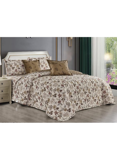 Two-piece quilt set, summer mattress, with excellent compressed filling, consisting of 6 pieces / king size 220*240