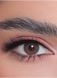 3D Color Contact Lenses - Monthly Brown Lenses - Pair in Box with Lens Case