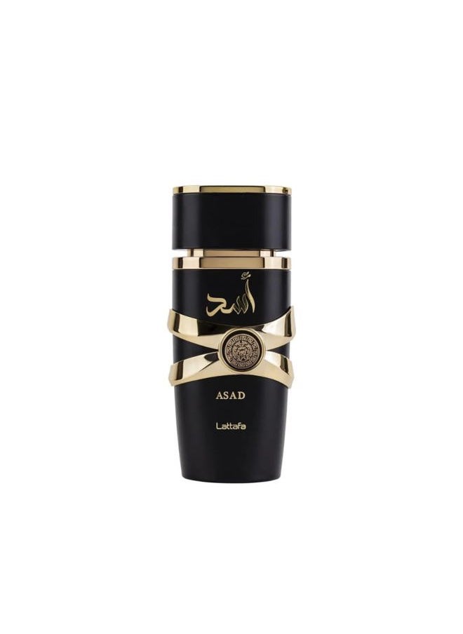 Lattafa Perfumes Perfumes Asad for Unisex Eau de Parfum Spray, 3.4 Ounce  - Image 1