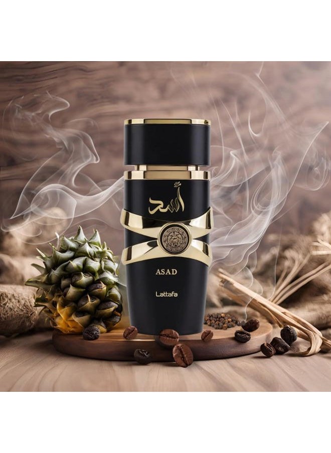 Lattafa Perfumes Perfumes Asad for Unisex Eau de Parfum Spray, 3.4 Ounce  - Image 2
