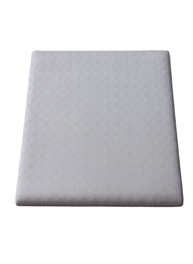 كوتن فايبس كوتون فايبس - ملاءة سرير مزدوجة كبيرة باللون الرمادي 220 × 200 سم - Image 4